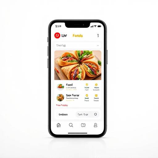 Screenshot of the Vibrant Eats website showcasing its food ordering interface